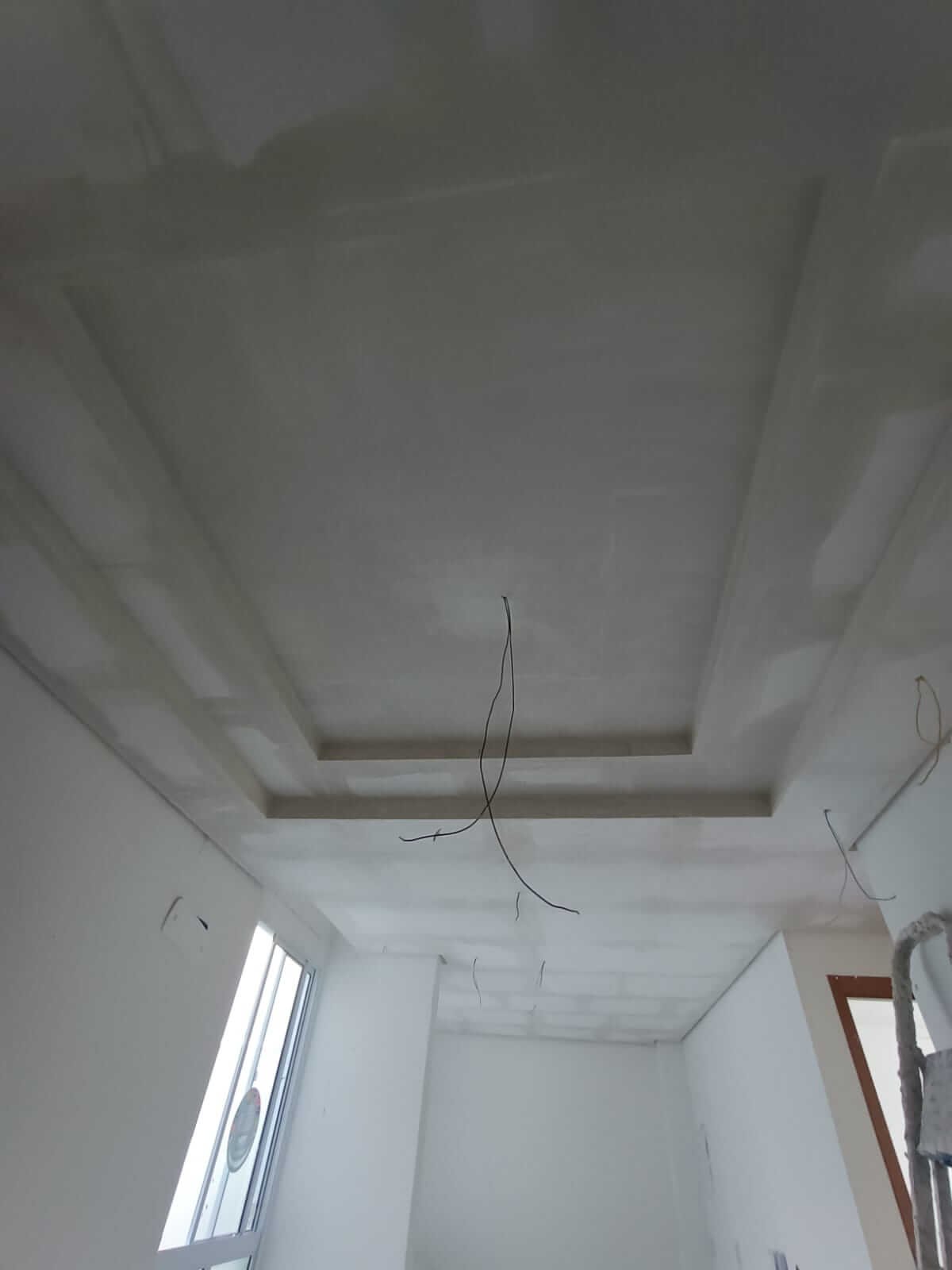 Forro rebaixado em drywall